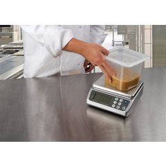 SCDG33WD 33LB DIGITAL WASHDOWN SCALE  - Stainless Steel