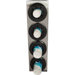 C2854 Sentry® Stainless Steel Beverage Dispenser Cabinets - 4 Tier  - Chrome