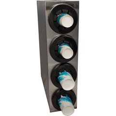 C2854 Sentry® Stainless Steel Beverage Dispenser Cabinets - 4 Tier  - Chrome