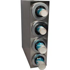 C2854 Sentry® Stainless Steel Beverage Dispenser Cabinets - 4 Tier  - Chrome