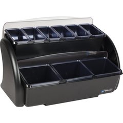 BDS4266 Dome® Stacker Condiment Centers  - Black