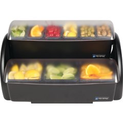 BDS4266 Dome® Stacker Condiment Centers  - Black