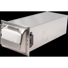 H2001SS Classic In-Counter Napkin Dispenser, Fullfold Classic Face, 750 Napkin, Stainless Steel  - Stainless Steel