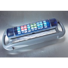 SW1218 SAF-T-WRAP STATION W/ SLIDE CUTTER - Gray