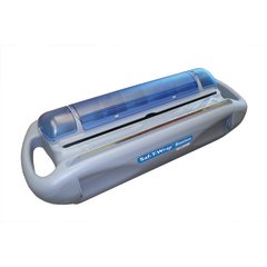 SW1218 SAF-T-WRAP STATION W/ SLIDE CUTTER - Gray