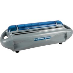 SW1218 SAF-T-WRAP STATION W/ SLIDE CUTTER - Gray