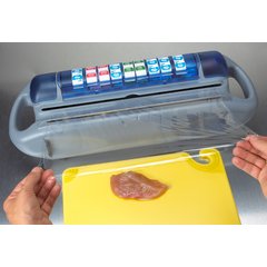 SW1218 SAF-T-WRAP STATION W/ SLIDE CUTTER - Gray