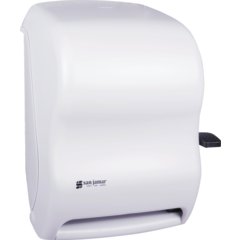 T1100WH Classic Lever Roll Towel Dispenser, 1.5" core, White - White