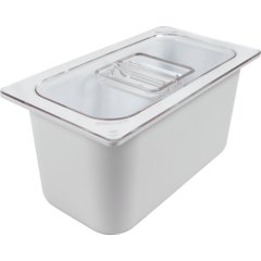 CI7003WH Chill-It® Food Pan - 1/3 White  - White