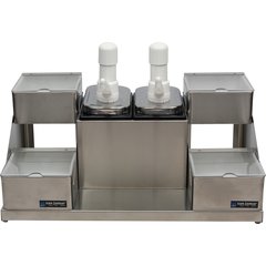 P9724 Self-Service Condiment Center  - Silver