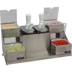 P9724 Self-Service Condiment Center  - Silver