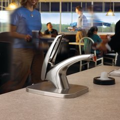 P4100 FrontLine™ Universal Condiment Dispenser With Metal Finished Pump 1 Gal - Silver