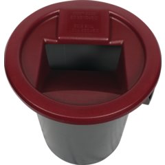 KA3244 KatchAll Magnetic Flatware Retriever Trash Can Lid  - Burgundy