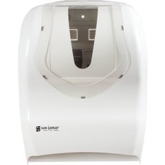 T1470WHCL Summit Smart System with IQ Sensor™ Electronic Touchless Towel Dispenser, White/Clear - Clear