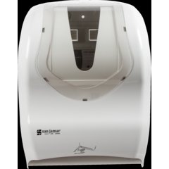 T1470WHCL Summit Smart System with IQ Sensor™ Electronic Touchless Towel Dispenser, White/Clear - Clear