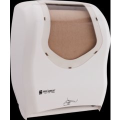 T1470WHCL Summit Smart System with IQ Sensor™ Electronic Touchless Towel Dispenser, White/Clear - Clear