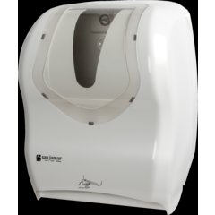T1470WHCL Summit Smart System with IQ Sensor™ Electronic Touchless Towel Dispenser, White/Clear - Clear