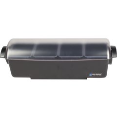 BD4004 The Dome® Condiment Center - 12 Pint - 4 Tray  - Black