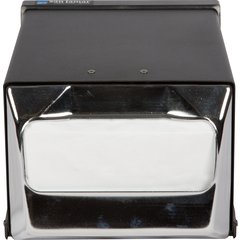 H3001BKC Classic Countertop Napkin Dispenser, Fullfold, 300 Napkin, Chrome/Black  - Black