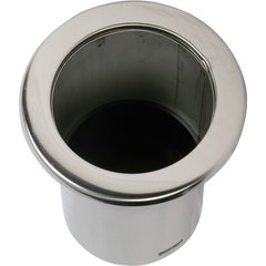 L320C In-counter Straw Holder  - Chrome