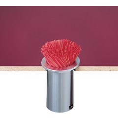 L320C In-counter Straw Holder  - Chrome