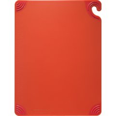 CBG182412RD Saf-T-Grip Cutting Board 18" x 24" x 0.5" - Red