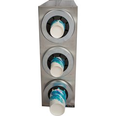 C2853 Sentry® Stainless Steel Beverage Dispenser Cabinets - 3 Tier  - Chrome