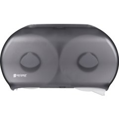 R4000TBK Classic Twin 9" Jumbo Bath Tissue Dispenser, 3.25" core, Black Pearl  - Black