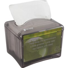 H4003TBK Venue® Tabletop Napkin Dispenser, Interfold, 200 Napkins, Black  - Black