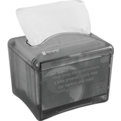 H4003TBK Venue® Tabletop Napkin Dispenser, Interfold, 200 Napkins, Black  - Black