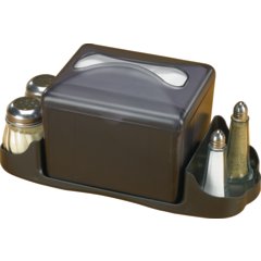 H4003TBK Venue® Tabletop Napkin Dispenser, Interfold, 200 Napkins, Black  - Black