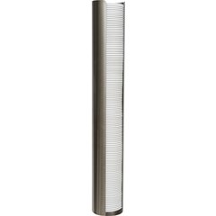 L3200 Wall-Mount Lid Dispenser - 6-10 oz. - Single Lid  - Stainless Steel