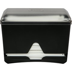 ST250 Junior Bulk Straw Dispenser 250 Count  5" x 10.5" x 8.75"- Black - Black