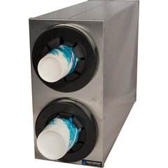 C2852 Sentry® Stainless Steel Beverage Dispenser Cabinets - 2 Tier  - Chrome