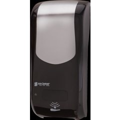 SH970BKSS Summit Rely® Hybrid Electronic Soap, Liquid & Lotion, 900 mL, Black/Stainless Steel - Stainless Steel