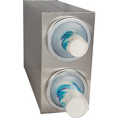 C2802 EZ-Fit® Stainless Steel Beverage Dispenser Cabinet - 2 Tier  - Chrome