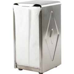 H900X Classic Tabletop Napkin Dispenser, Tallfold, 150 Napkin, Chrome  - Stainless Steel