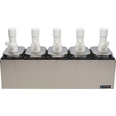 P9715 Condiment Pump Service Center - 5 Pump  - White