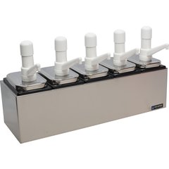 P9715 Condiment Pump Service Center - 5 Pump  - White