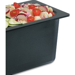CI7001BK Chill-It® Food Pan - 1/6 Black  - Black