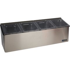 FP8244FL EZ-Chill™ Self-Service Center - 4, 1/6 Pans  - Stainless Steel