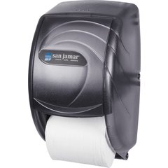 R3590TBK Oceans® Duett Standard Bath Tissue Dispenser, 1.6" core, Black Pearl  - Black