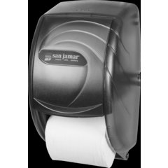 R3590TBK Oceans® Duett Standard Bath Tissue Dispenser, 1.6" core, Black Pearl  - Black