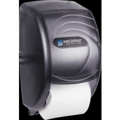 R3590TBK Oceans® Duett Standard Bath Tissue Dispenser, 1.6" core, Black Pearl  - Black