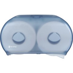 R4000TBL Classic Twin 9" Jumbo Bath Tissue Dispenser, 3.25" core, Arctic Blue  - Blue