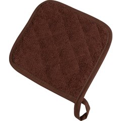 802TPH POTHOLDER 8 IN BROWN TERRY