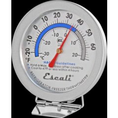 THDLRFSS Refrigerator / Freezer Thermometer NSF Listed  - Silver