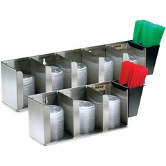 L1014 Adjustable Lid Organizer 3 Stack - Stainless Steel  - Silver