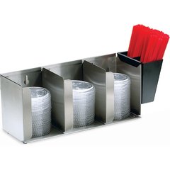 L1014 Adjustable Lid Organizer 3 Stack - Stainless Steel  - Silver