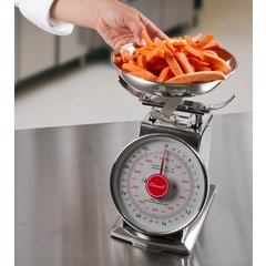 SCDLB2 DIAL SCALE WITH BOWL 2 LB / 1 KG.  - Chrome